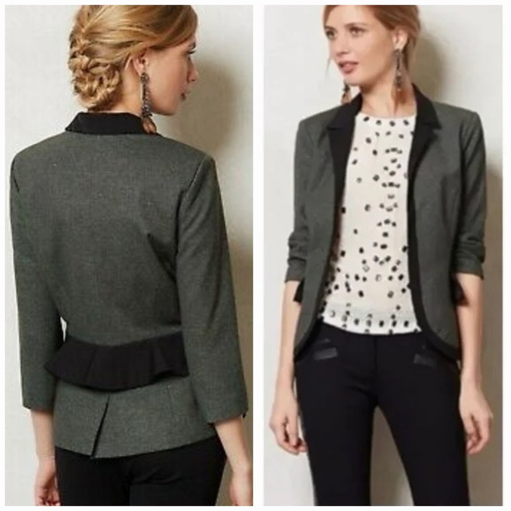 Anthropologie Cartonnier Hadley Tuxedo Blazer